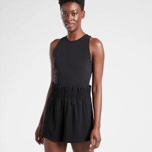 Athleta Cosmic Flutter Romper Black XXS